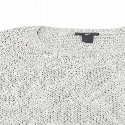 Womens UK Size M H&M Grey Pullover Jumper