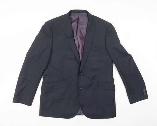 Mens UK Size 42 Matalan Blue Jacket
