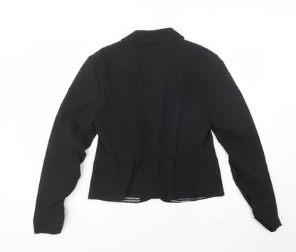 Fishb Womens Black   Jacket Blazer Size XL  Button