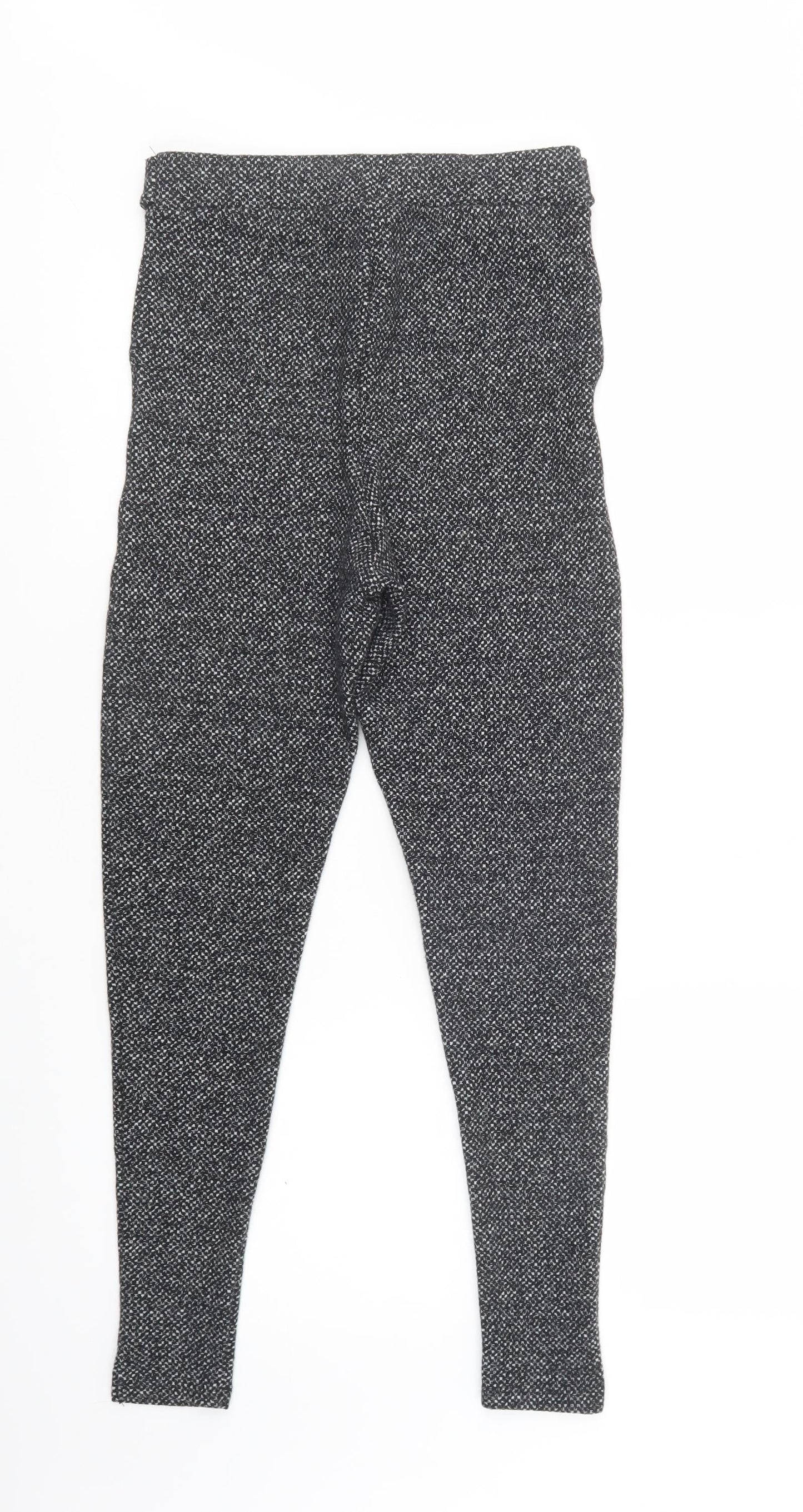 TU Womens Grey  Polyester Jegging Leggings Size 8 L29 in