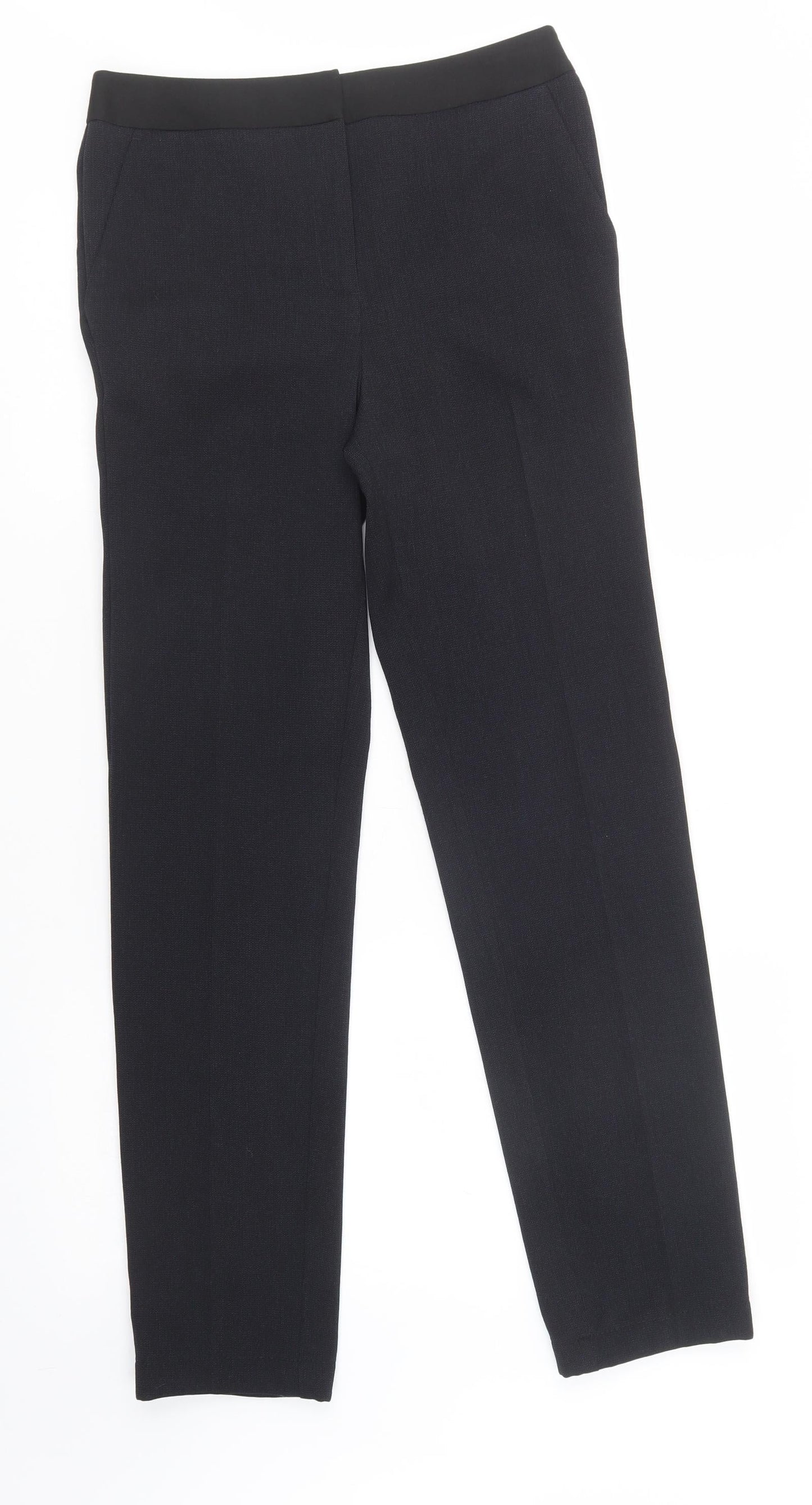 Womens UK Size 8 Papaya Regular Fit Dress Pants Blue Trousers