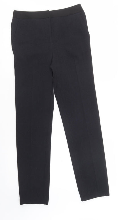 Womens UK Size 8 Papaya Regular Fit Dress Pants Blue Trousers