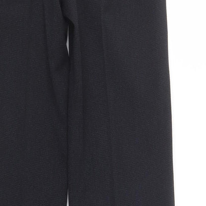 Womens UK Size 8 Papaya Regular Fit Dress Pants Blue Trousers