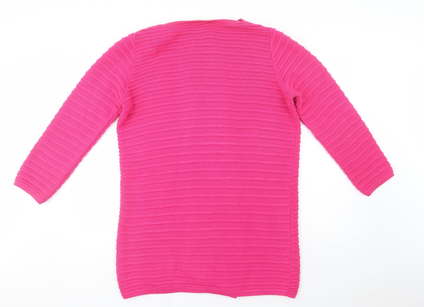 Gerard Womens Pink Crew Neck  Acrylic Cardigan Jumper Size L