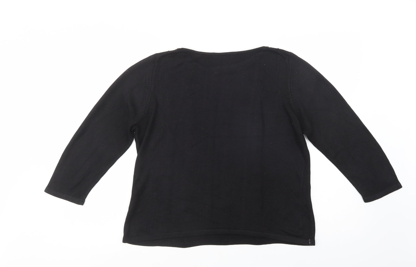 Womens UK Size 14 Marks and Spencer Black Pullover Jumper