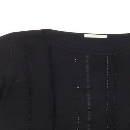 Womens UK Size 14 Marks and Spencer Black Pullover Jumper