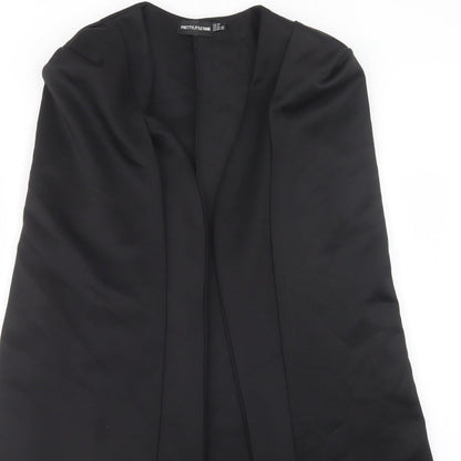 Womens UK Size 12 PRETTYLITTLETHING Black Jacket
