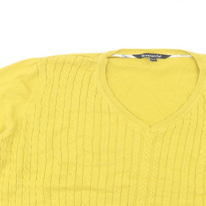 Womens UK Size 20 Bonmarché Yellow Pullover Jumper