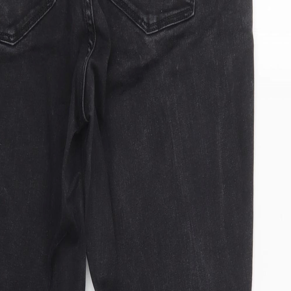 Gap Womens Grey  Cotton Skinny Jeans Size 32 L28 in Regular Button