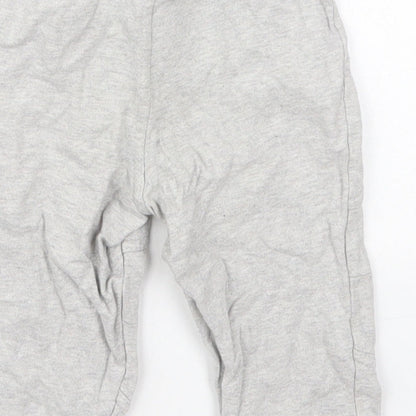 Bluezoo Boys Grey  Cotton Sweatpants Trousers Size 9-12 Months  Drawstring