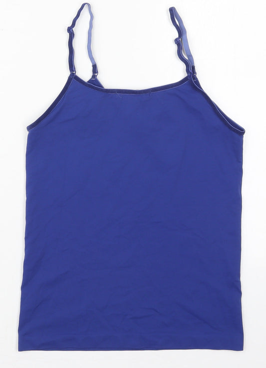 Womens UK Size 10 Atmosphere Blue Basic Tank