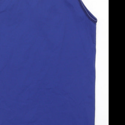 Womens UK Size 10 Atmosphere Blue Basic Tank