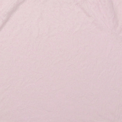 Womens UK Size 12 Marks and Spencer Pink Basic T-Shirt