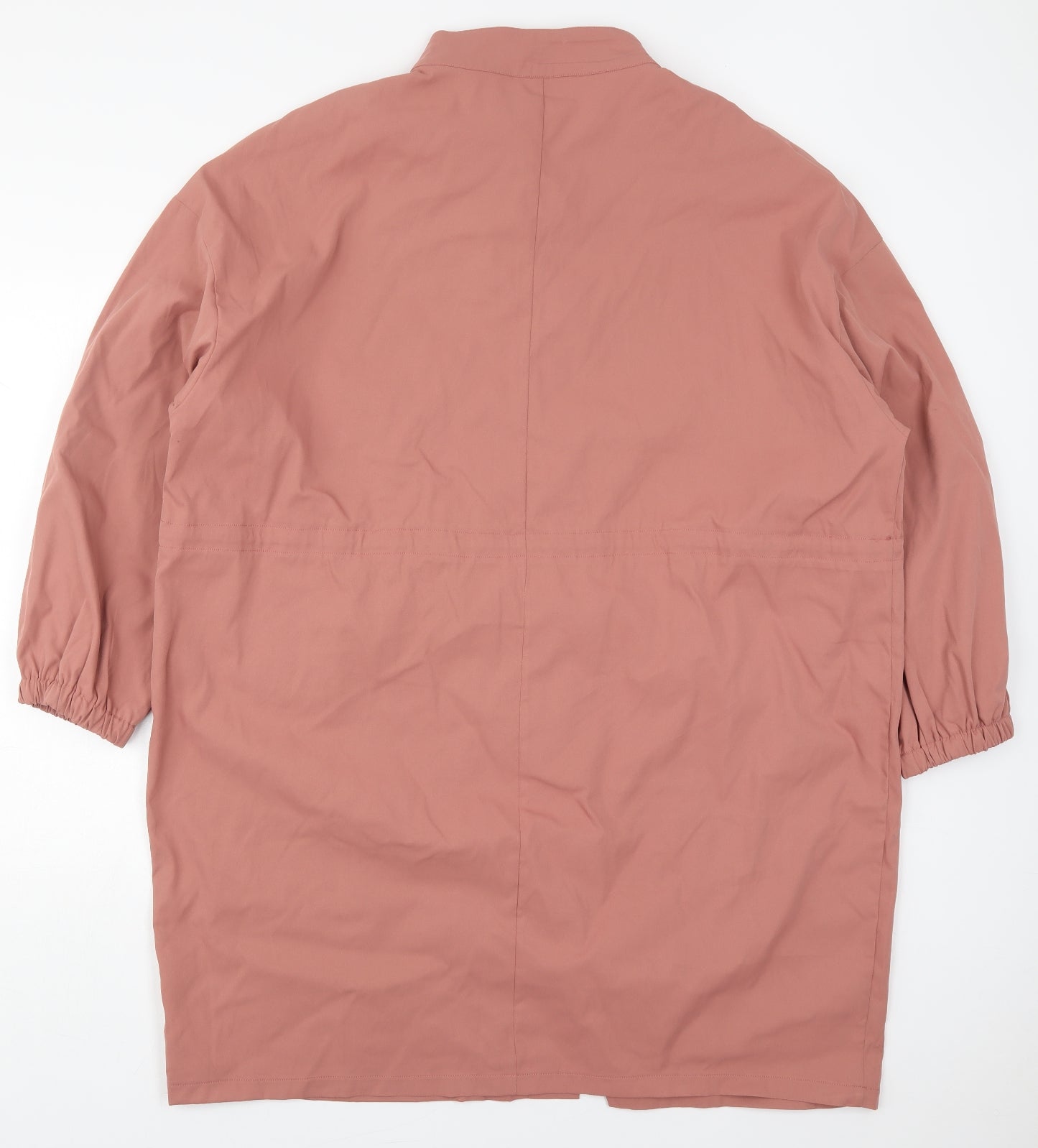 SheIn Womens Pink   Overcoat Coat Size 3XL  Zip