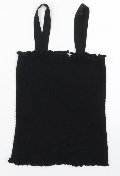 Womens UK Size 10 Michelle Keegan Black Basic Tank