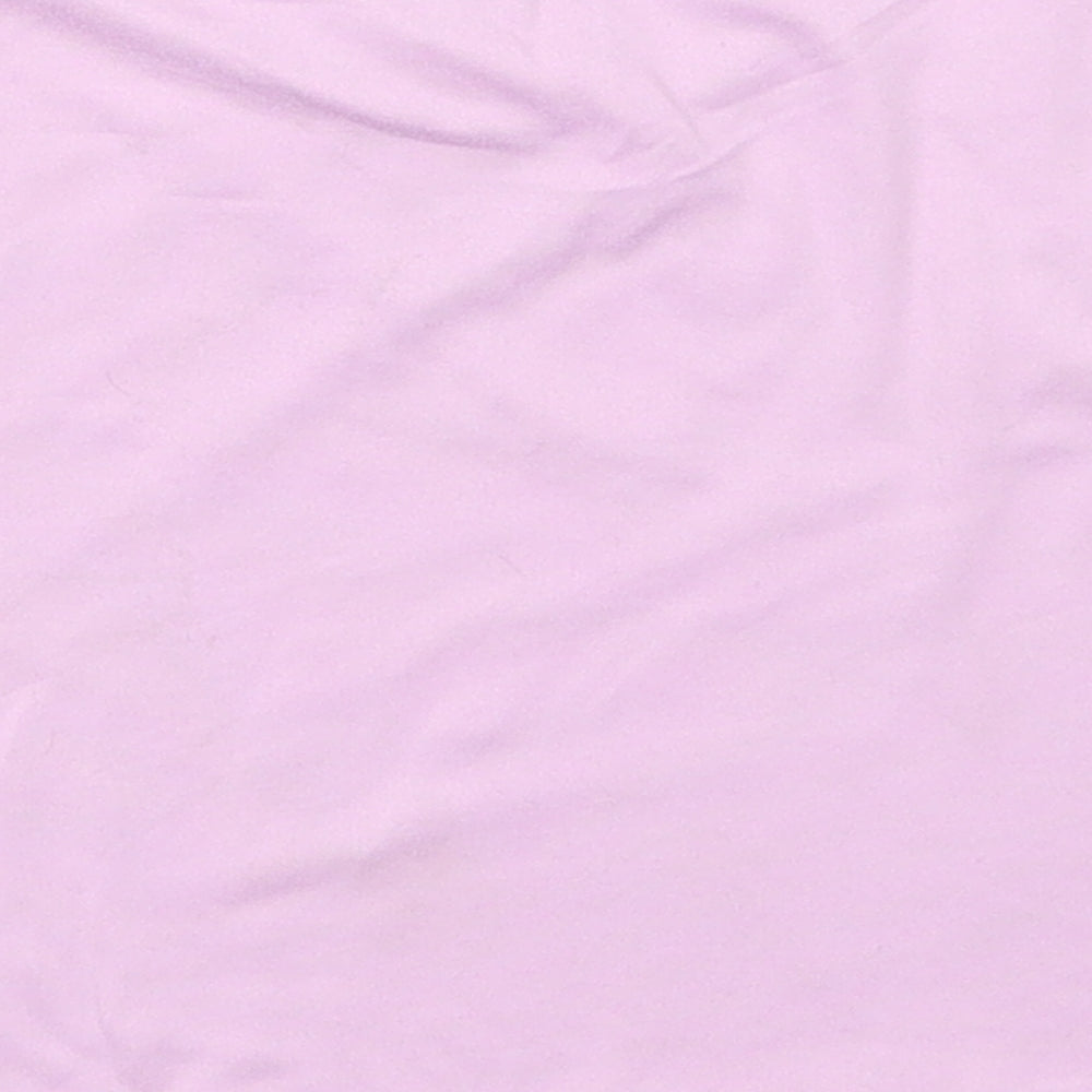 SheIn Girls Purple  Polyester Cropped Tank Size 11-12 Years Crew Neck Pullover