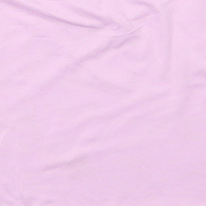 SheIn Girls Purple  Polyester Cropped Tank Size 11-12 Years Crew Neck Pullover