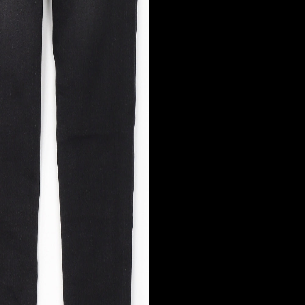 George Girls Black  Cotton Skinny Jeans Size 9-10 Years  Regular Button
