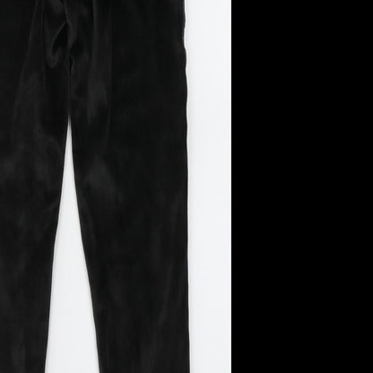 NEXT Girls Black  Polyester Jogger Trousers Size 9 Months  Regular