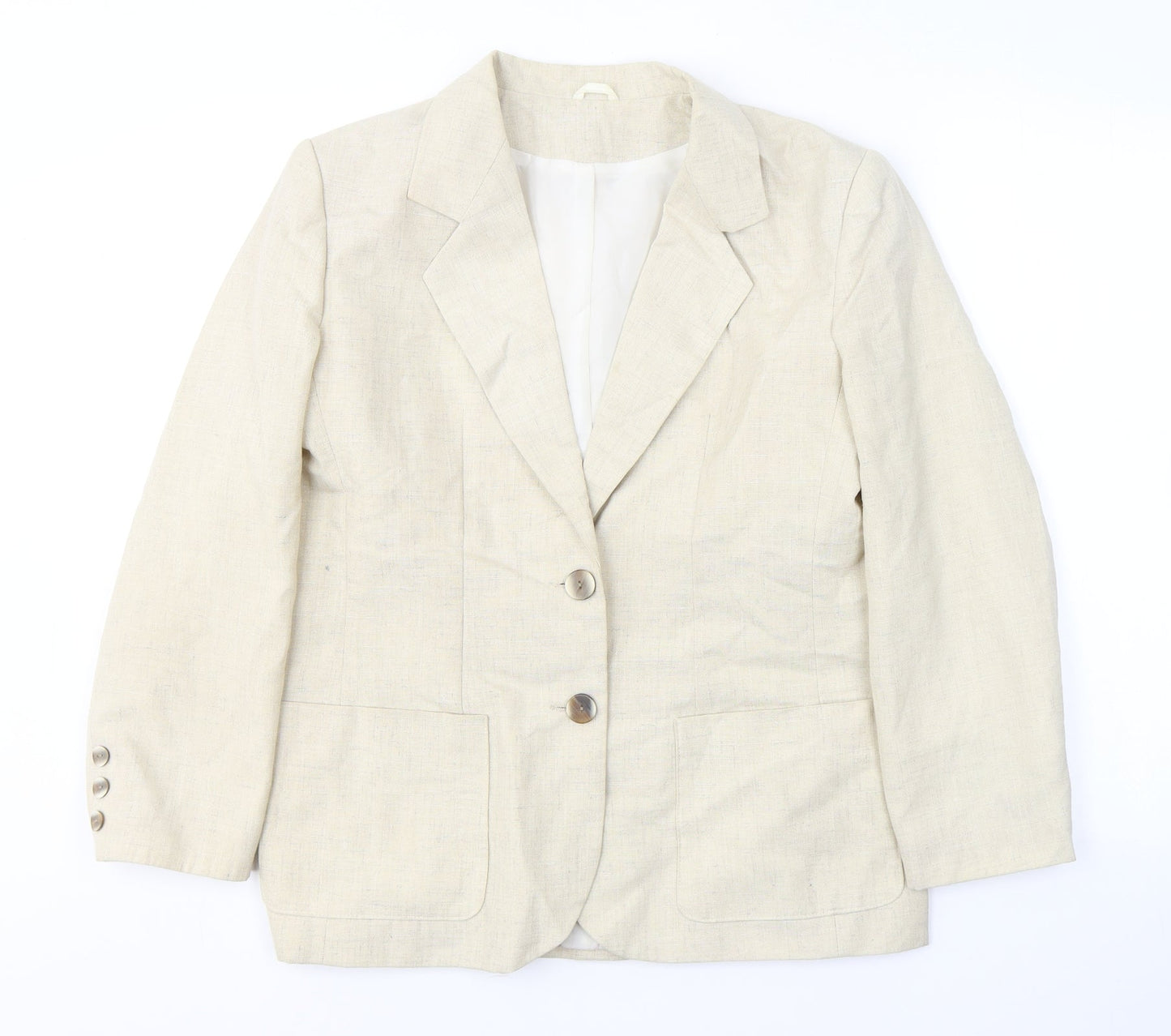Womens UK Size 14 Anne Brooks Beige Jacket