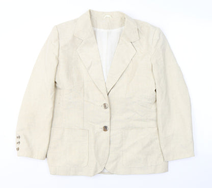 Womens UK Size 14 Anne Brooks Beige Jacket