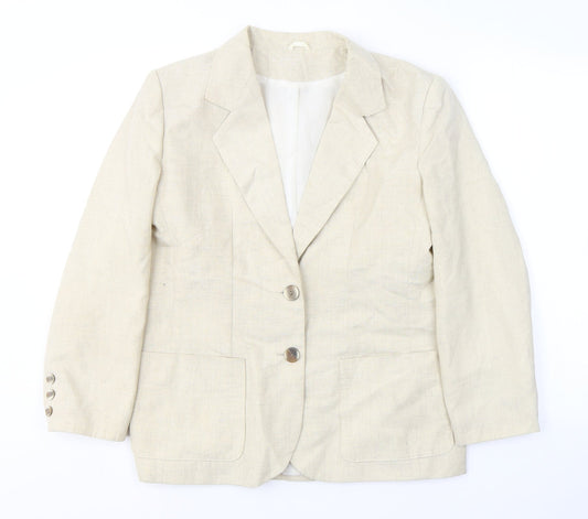 Womens UK Size 14 Anne Brooks Beige Jacket