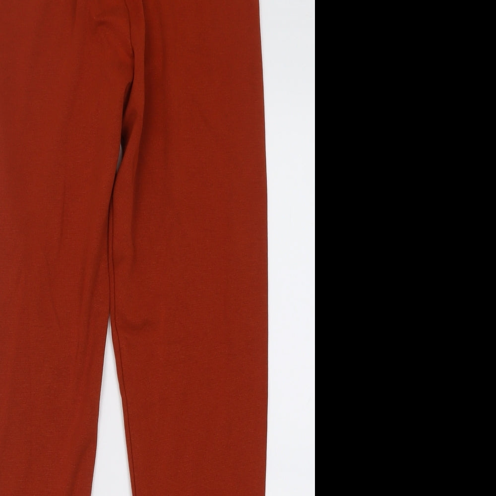 Womens UK Size 12 ASOS Regular Fit  Orange Trousers