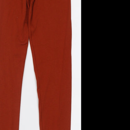 Womens UK Size 12 ASOS Regular Fit  Orange Trousers