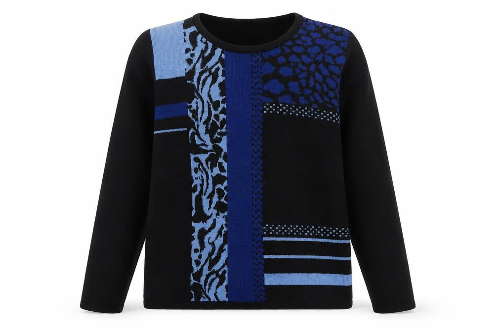 Womens UK Size S Casamia Blue Pullover Jumper