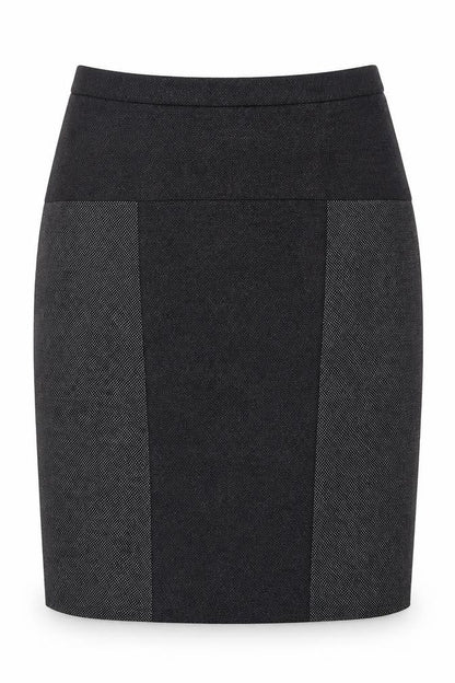 NEXT Womens Grey  Polyester A-Line Skirt Size 21 in   Zip