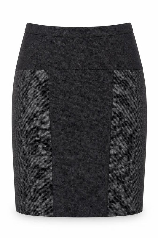 NEXT Womens Grey  Polyester A-Line Skirt Size 21 in   Zip