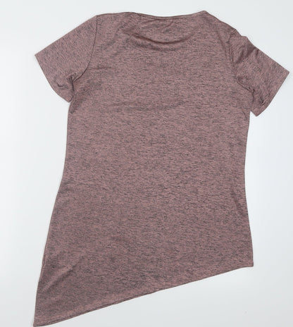 Womens UK Size 10 Dorothy Perkins Pink Basic T-Shirt