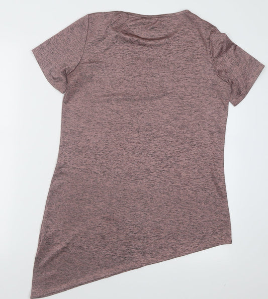 Womens UK Size 10 Dorothy Perkins Pink Basic T-Shirt
