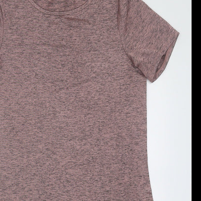 Womens UK Size 10 Dorothy Perkins Pink Basic T-Shirt