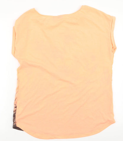 Womens UK Size L Mexx Orange Jersey Blouse