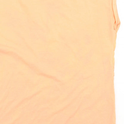 Womens UK Size L Mexx Orange Jersey Blouse