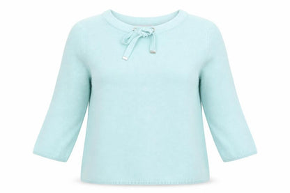 Collection  Womens Blue Round Neck  100% Cotton Pullover Jumper Size 12