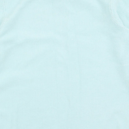 collection  Womens Blue Round Neck  100% Cotton Pullover Jumper Size 12