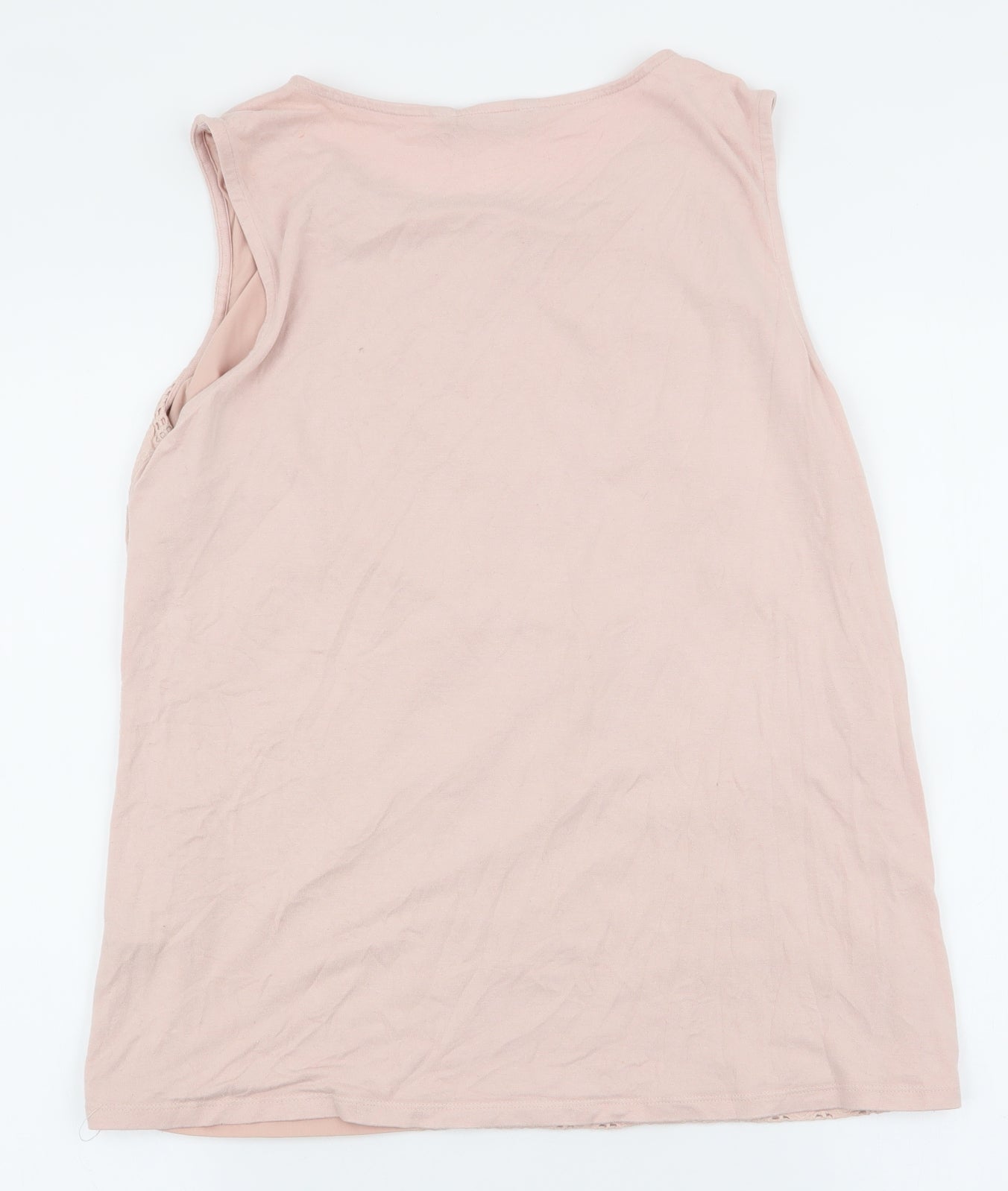 Womens UK Size 14 Dunnes Stores Pink Jersey Tank