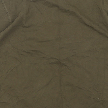 JHK Boys Green  Cotton Basic T-Shirt Size 10-11 Years Round Neck Pullover - Fortnite