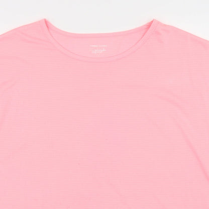 Womens UK Size L Dunnes Stores Pink  T-Shirt