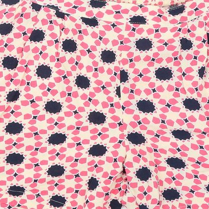 Papaya Womens Multicoloured Geometric Viscose Sailor Shorts Size 10 L6 in Regular