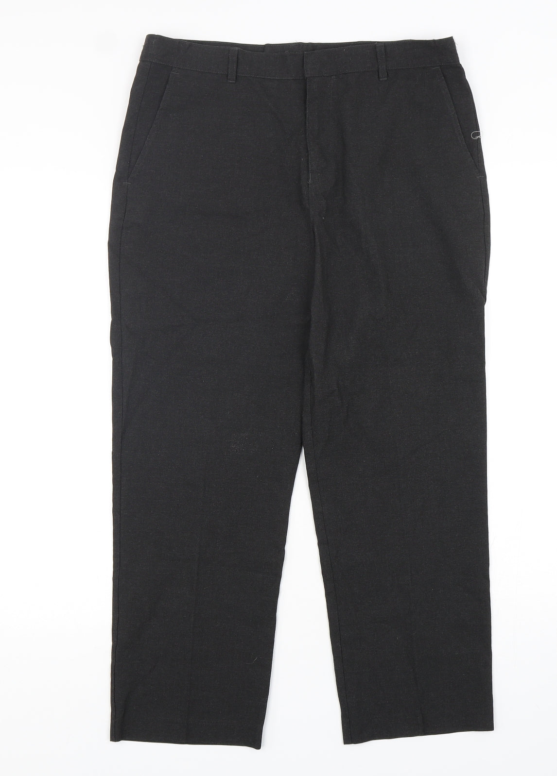 Marks and Spencer Boys Grey  Polyester Dress Pants Trousers Size 15-16 Years  Regular