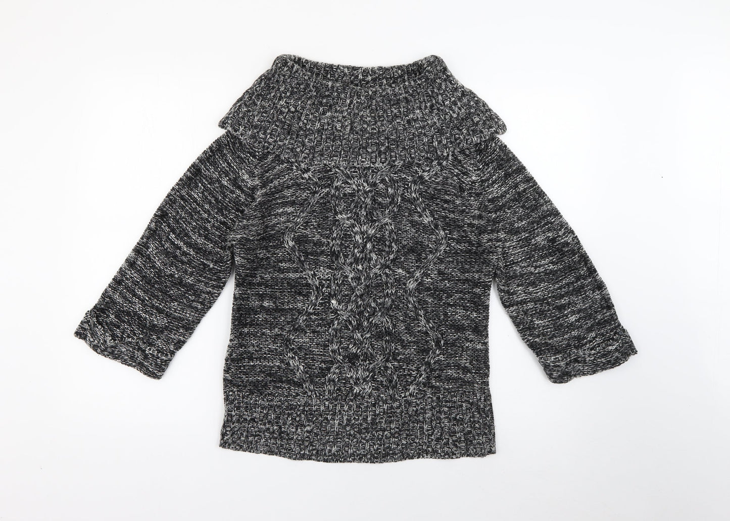 Womens UK Size 10 Evie Grey Pullover Jumper