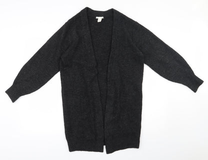 Womens UK Size XS H&M Grey Cardigan Jumper