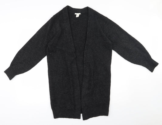 Womens UK Size XS H&M Grey Cardigan Jumper