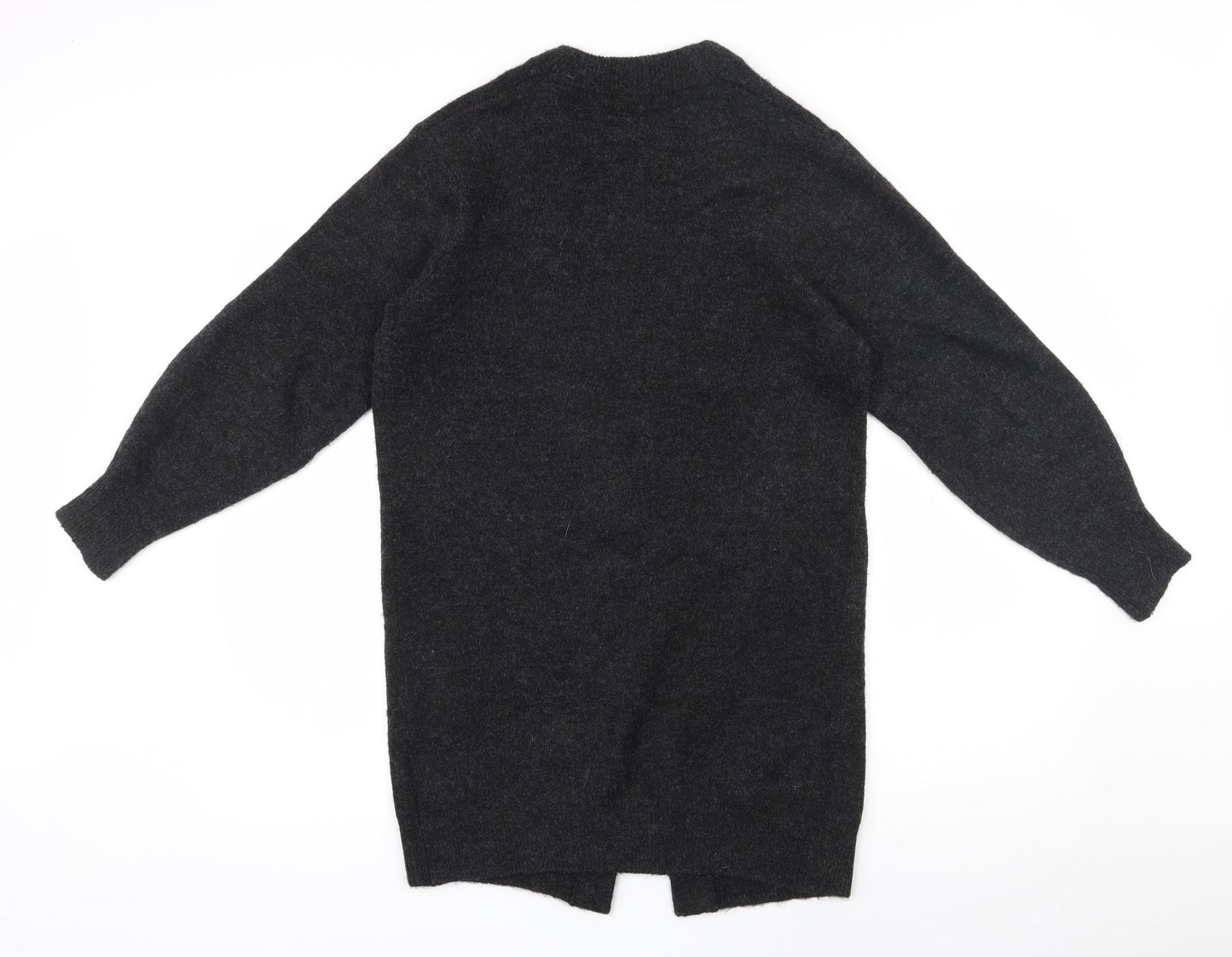 Womens UK Size XS H&M Grey Cardigan Jumper