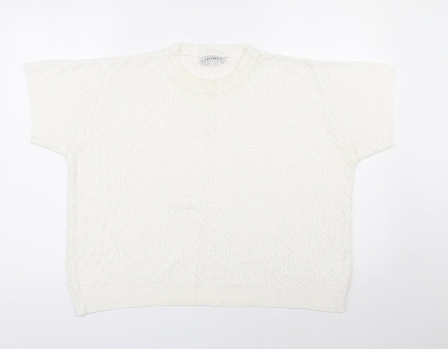 Womens UK Size 14 Janique Ivory Pullover Jumper