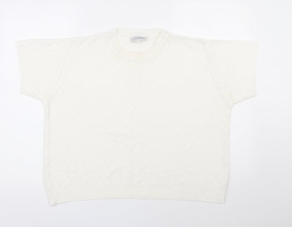 Womens UK Size 14 Janique Ivory Pullover Jumper