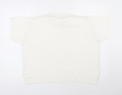Womens UK Size 14 Janique Ivory Pullover Jumper